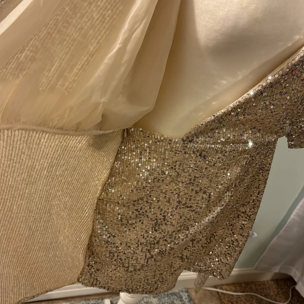Sequin crossover romper / dress NWT - Picture 5 of 7